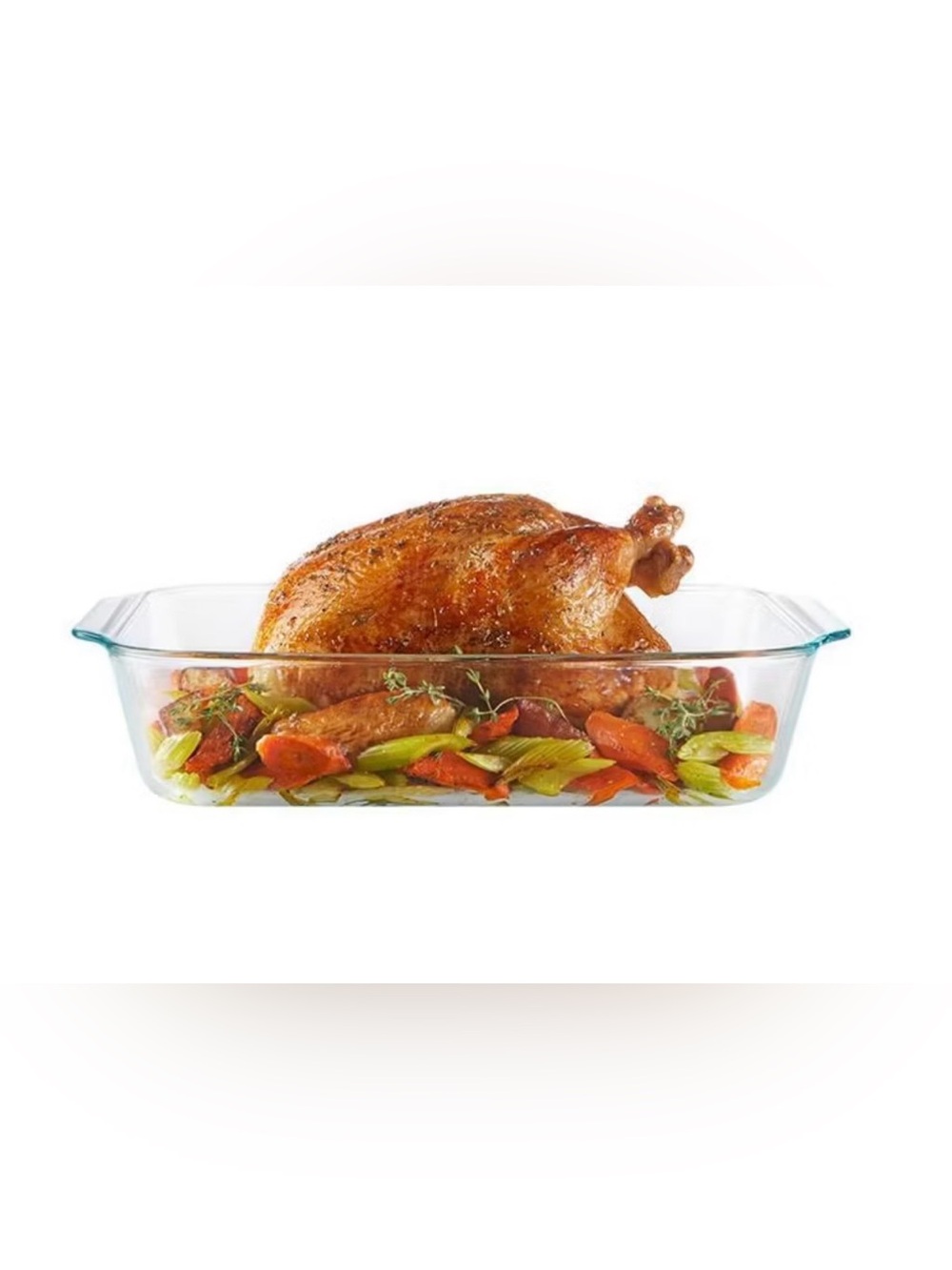Pyrex 233 Clear 3 QT Glass Rectangular 9x13x2’ deep Baking Dish: Made in USA 🇺🇸 - Picture 8 of 8